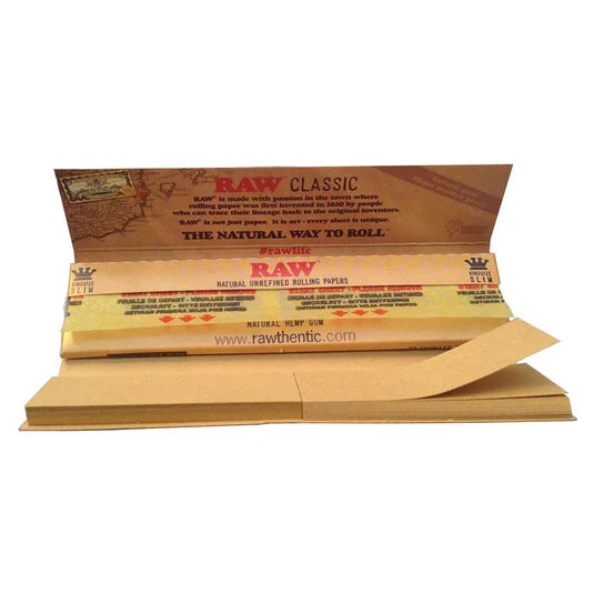 RAW Organic Connoisseur King Size paper + Tips